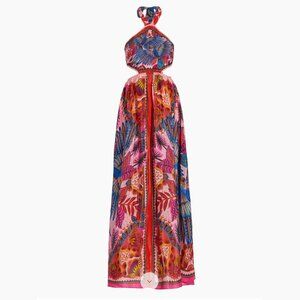 Farm Rio - Macaw Scarf Maxi Dress - Size M - NWT